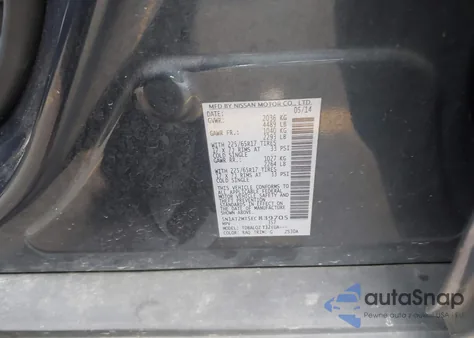 2014 Nissan Rogue Sv из США, поврежденный, VIN 5N1AT2MT5EC839705